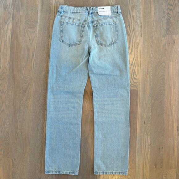 NWT Garage Relaxed Straight Jeans Mid Rise Light Wash Women’s Size 27 - Picture 5 of 11